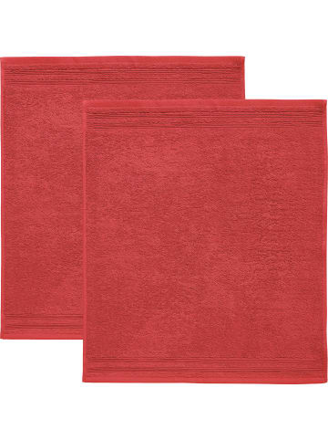 Erwin Müller Frottier Frottier-Geschirrtuch 2er-Pack in rot