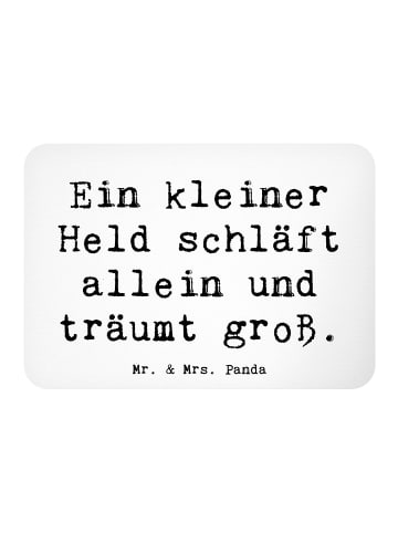 Mr. & Mrs. Panda Magnet Spruch Alleine schlafen lernen mit Spruch in Weiß