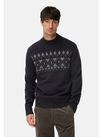 Camel Active Pullover aus reiner Wolle in Navyblau
