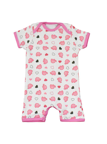 Schlummersack Baby-Strampler kurzarm 2er-Pack in Rosa