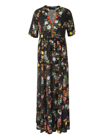 Aniston CASUAL Sommerkleid in schwarz-rotgrün-gelb-rosa-blau-orange-weiß