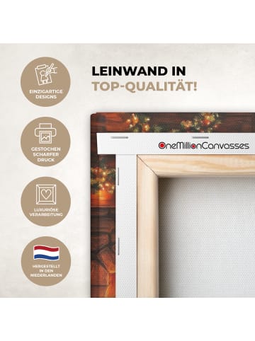 MuchoWow Leinwand Bilder Bernsteinfarben