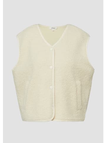 s.Oliver Indoor-Weste in 8000_helles beige