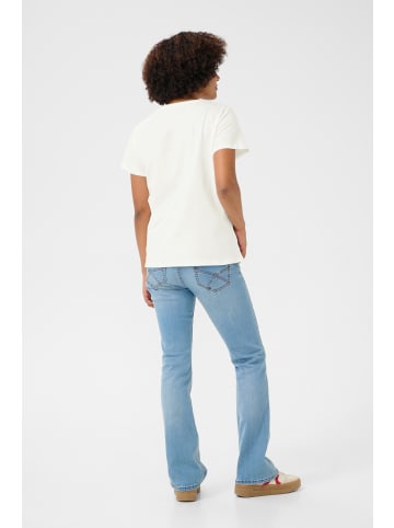 Cream T-shirt CRElvire Regular fit in White Field Flowers
