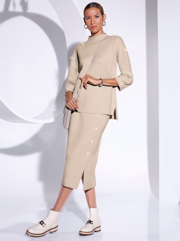 creation L Wollpullover in sand