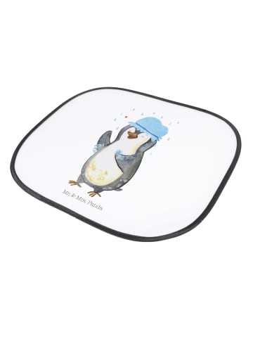 Mr. & Mrs. Panda Sonnenschutz Auto Seitenscheibe Pinguin Duschen... in Weiß