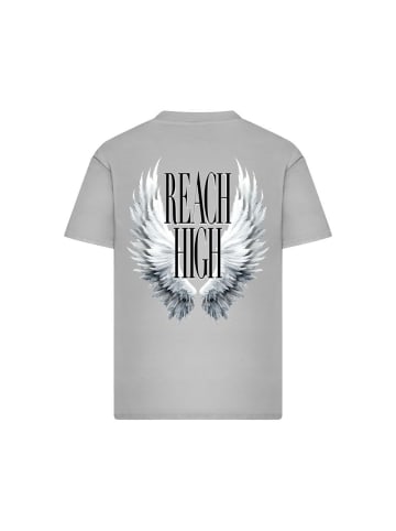 Mister Tee T-Shirt "Reach High Oversize Tee" in Grau