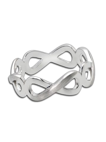 BALIA Ring 925 Sterling Silber, Unendlichkeit Motivring Größe 58 (18,5)