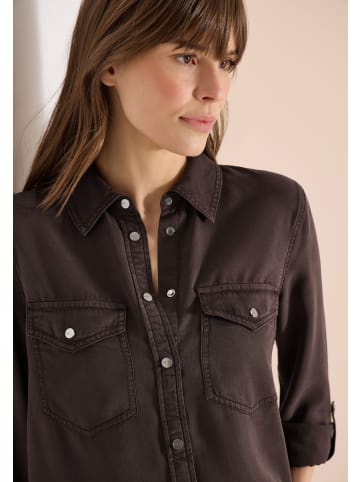 Cecil Lyocell Color Blouse in Macchiato Brown