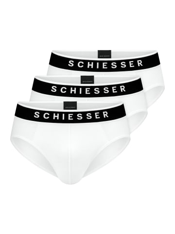 Schiesser Rio Slip / Unterhose 95/5 Organic Cotton in Weiß