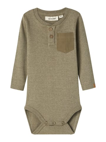 name it Strampler in Moss Gray