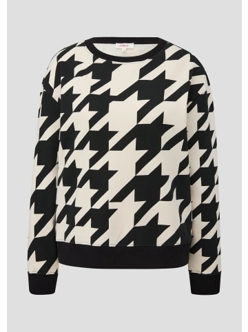 s.Oliver Sweatshirt in 99R6_schwarz
