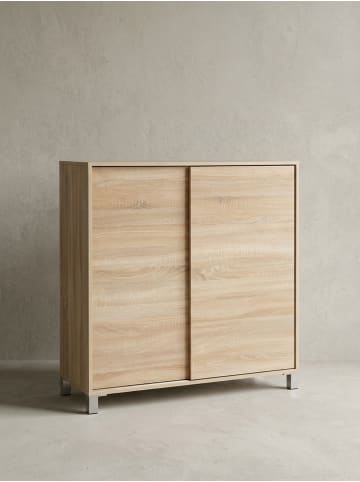 KADIMA DESIGN Schuhschrank WL5.713 Holz 100x108x37,5 cm Ablage Hoch, Design in Sonoma