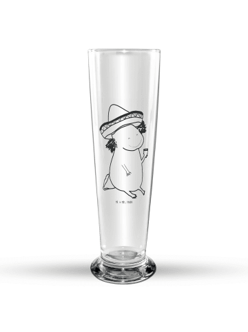 Mr. & Mrs. Panda Bierglas Axolotl Tequila ohne Spruch in Transparent