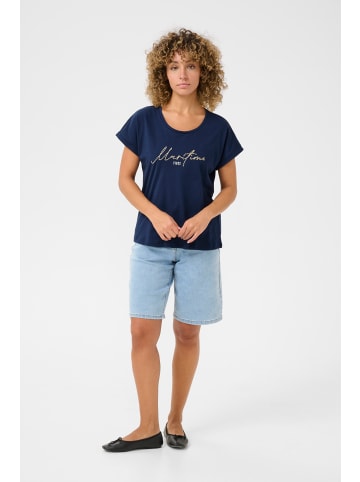 Cream T-shirt CRTinea Loose fit in Perfectly Pale Maritime