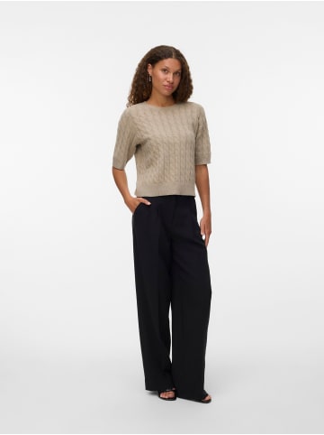 Vero Moda Strickpullover in Natural Melange