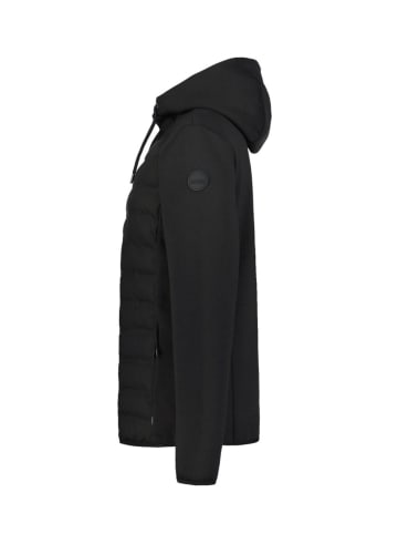 Icepeak Hybrid-Midlayer Jacke Aikera in Schwarz