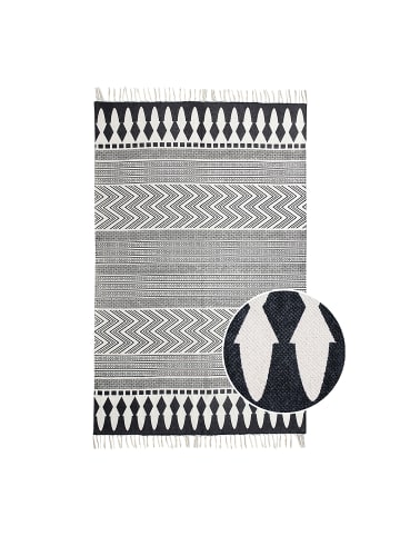 home24 Kurzflorteppich Texas in Schwarz