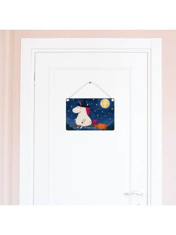 Mr. & Mrs. Panda Wandtafel Einhorn Hexe Design ohne Spruch in Weiß