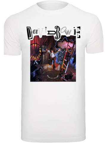 F4NT4STIC T-Shirt David Bowie Me Down Album Cover in weiß