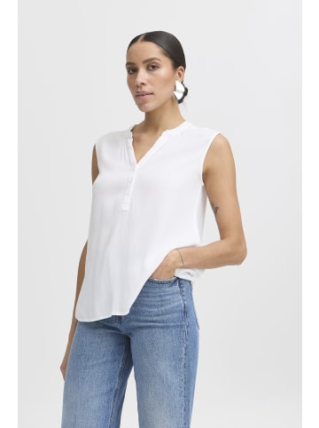 b.young Shirttop Shirttop BYJACQUELINE BLOUSE 2 – 20814920 mit serafino-Ausschnitt in Weiß