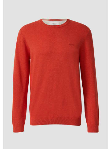 s.Oliver Strickpullover in 34W0_dunkelorange