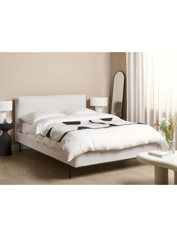 Beliani 2-tlg Doppelbett CORIO in Weiß/Schwarz