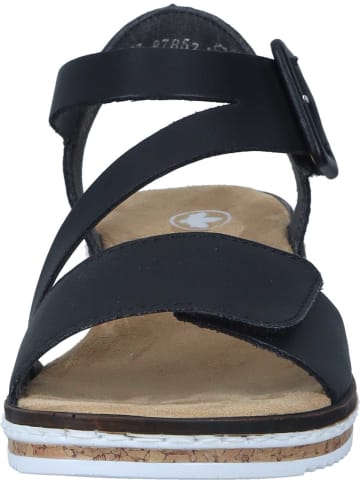 rieker Klassische Sandaletten, Komfort-Sandalen in schwarz