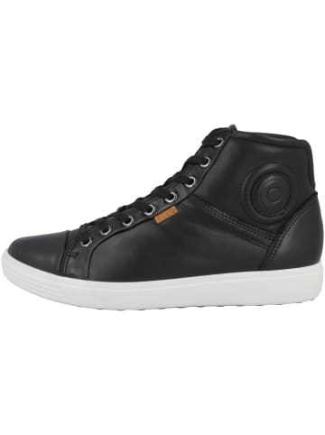 Ecco Schnürschuhe Soft 7 Mid in schwarz