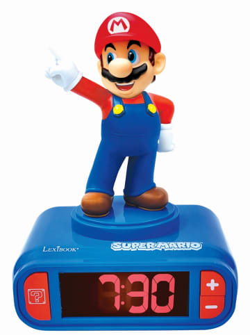 Lexibook Super Mario Wecker mit 3D Nachtlicht-Figur und besonderen Klingeltönen 5 Jahre