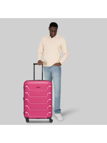 Smartbox Edition 01 4 Rollen Trolley 66 cm mit Dehnfalte in pink