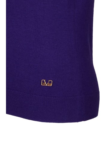 19V69 Italia by Versace V-Ausschnitt-Pullover Juliane in violett