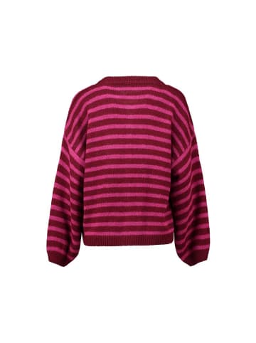 Hailys Pullover in dcherry-pink stripe
