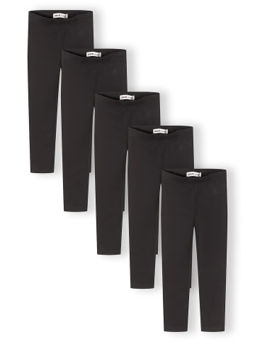 Minoti 5-er Pack Leggings NOSGLEGGING151 in schwarz
