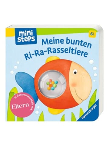 Ravensburger Pappbilderbuch Meine bunten Ri-Ra-Rasseltiere in Mehrfarbig