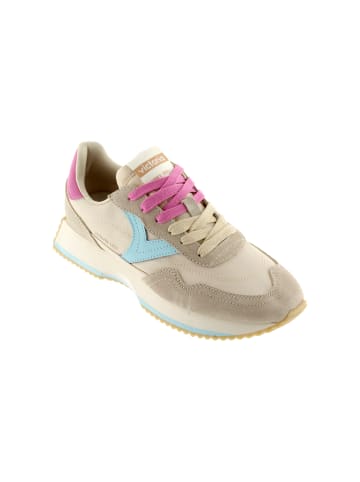 Victoria Niedrige Sneakers aus Leder Beige