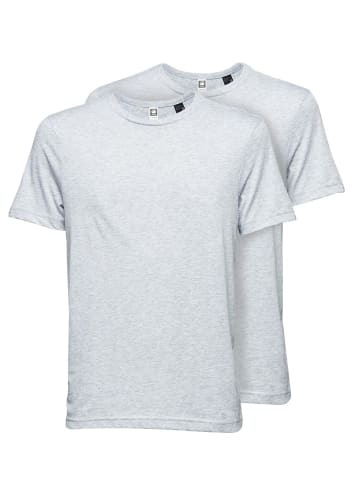 G-Star T-Shirt Base htr r t short-sleeve 2-pack in Grau