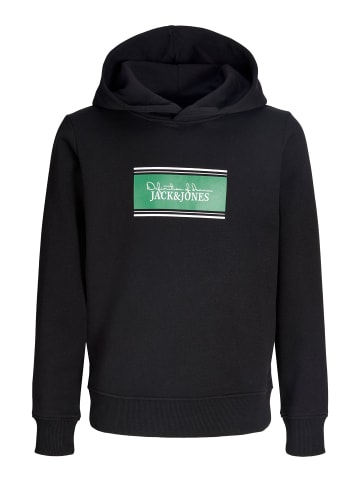 JACK & JONES Junior Kapuzenpullover in Black