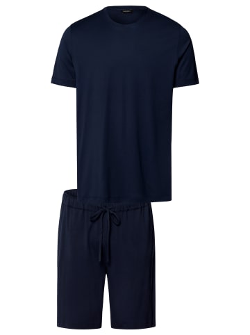 Hanro Schlafanzug Night & Day in Deep navy