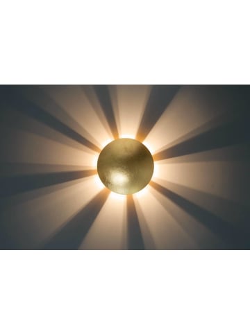 Brilliant Sunset Wandleuchte in gold-antik