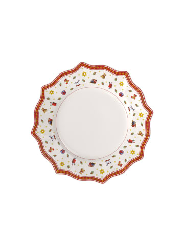 Villeroy & Boch Speiseteller weiß Toy's Delight in rot|weiß
