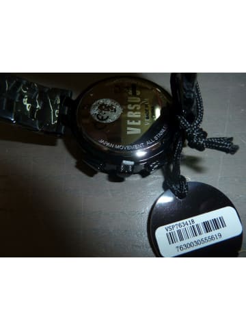 Versace Analoguhr für Herren in Schwarz