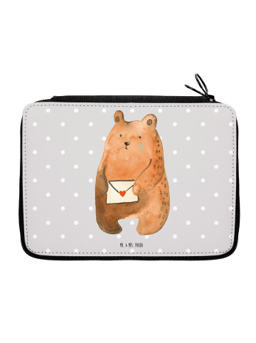 Mr. & Mrs. Panda Etui Bär Vermissen ohne Spruch in Grau Pastell