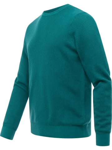 ragwear Rundhalspullover Orien in Teal Green