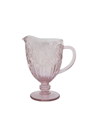 Chic Antique Saint-Émilion Kanne mit Muster in rosa