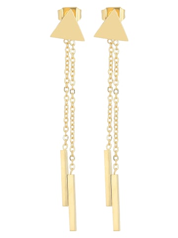 Adeliás Damen Ohrringe – Ohrstecker aus Edelstahl in gold