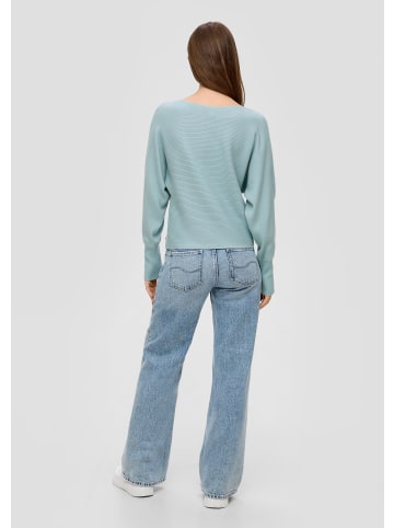 QS Strickpullover in 6103_helles türkis