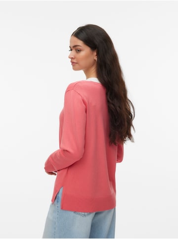 Vero Moda Strickpullover in Coral Paradise