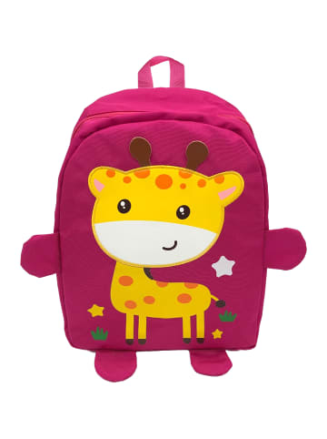 ANELY Süßer Rucksack mit Tieren Kinder Kita Ranzen Modern in Pink-2