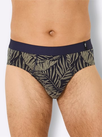 WITT WEIDEN Slip in marine-khaki-bedruckt + marine + khaki